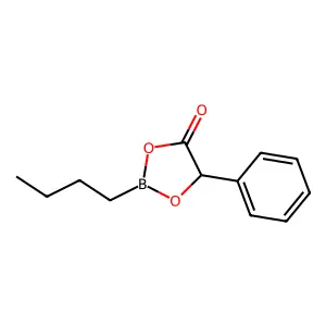 2-Butyl-5-phenyl-1,3,2-dioxaborolan-4-one structure