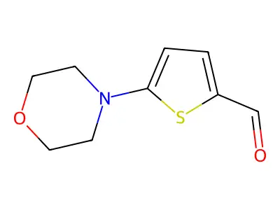 5-(Morpholin-4-yl)thiophene-2-carboxaldehyde structure