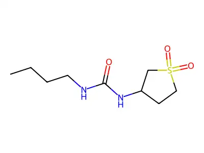1-Butyl-3-(1,1-dioxidotetrahydrothiophen-3-yl)urea structure