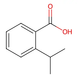 2-异丙基苯甲酸 structure