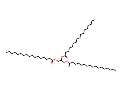 Triheptadecanoin structure