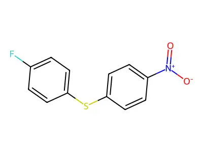 1-Fluoro-4-[(4-nitrophenyl)sulfanyl]benzene structure