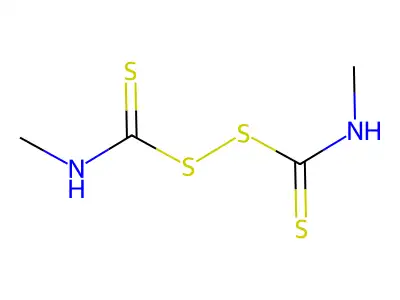 Dimethylthiuram disulfide structure
