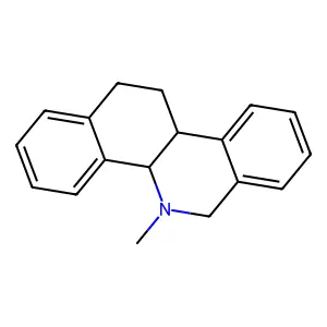 Benzo(c)phenanthridine, 4b,5,6,10b,11,12-hexahydro-5-methyl-, trans- structure
