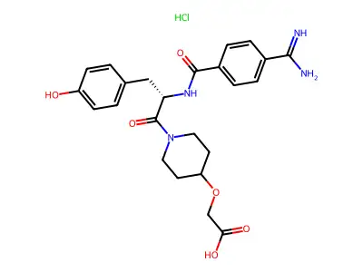 Lamifiban Hydrochloride structure