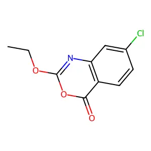 7-chloro-2-ethoxy-4H-3,1-benzoxazin-4-one structure
