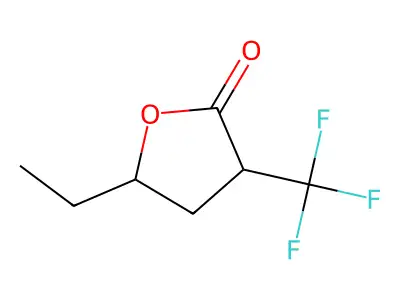 5-Ethyl-3-(trifluoromethyl)oxolan-2-one structure