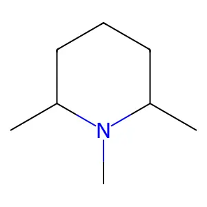 (2R,6S)-1,2,6-trimethylpiperidine structure
