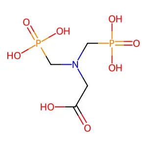 增甘膦 structure
