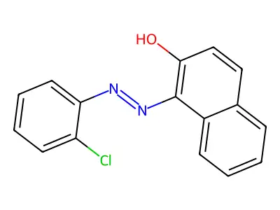 1-(2-Chlorophenylazo)-2-naphthol structure