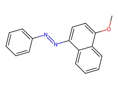 1-Methoxy-4-(Phenylazo)Naphthalene structure