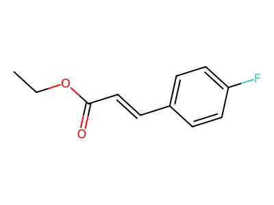 Ethyl 3-(4-fluorophenyl)prop-2-enoate structure