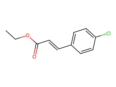 4-Chlorocinnamic acid structure