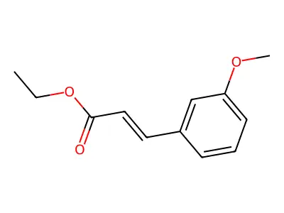 Ethyl 3-(3-methoxyphenyl)prop-2-enoate structure
