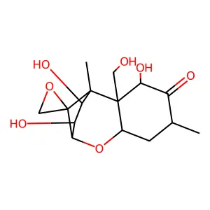 3,4,7,15-Tetrahydroxy-12,13-epoxytrichothecan-8-one structure