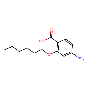 4-氨基-2-(己氧基)苯甲酸 structure