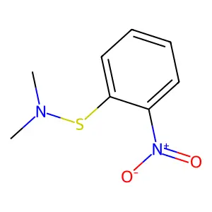 Benzenesulfenamide, N,N-dimethyl-2-nitro- structure