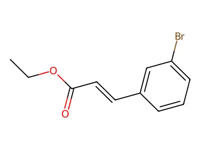 Ethyl 3-(3-bromophenyl)prop-2-enoate structure