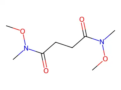 N,N'-dimethoxy-N,N'-dimethylbutanediamide structure