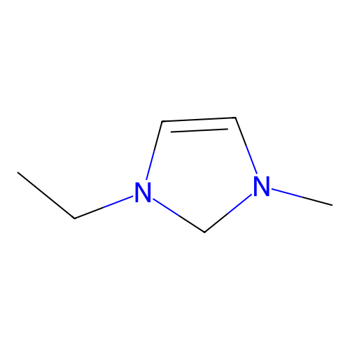 1-ethyl-3-methyl-2H-imidazole structure