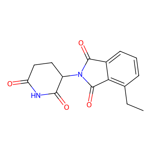 2-(2,6-Dioxo(3-piperidyl))-4-ethylisoindoline-1,3-dione structure