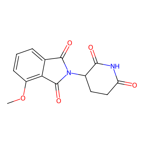 4-Methoxy-2-(2,6-dioxo(3-piperidyl))isoindoline-1,3-dione structure