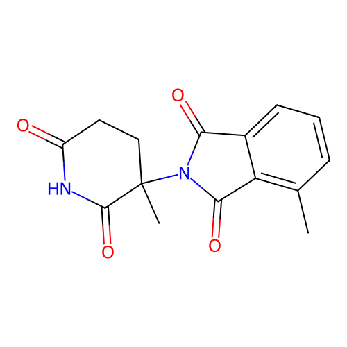 4-Methyl-2-(2,6-dioxo-3-methyl-(3-piperidyl))isoindoline-1,3-dione structure