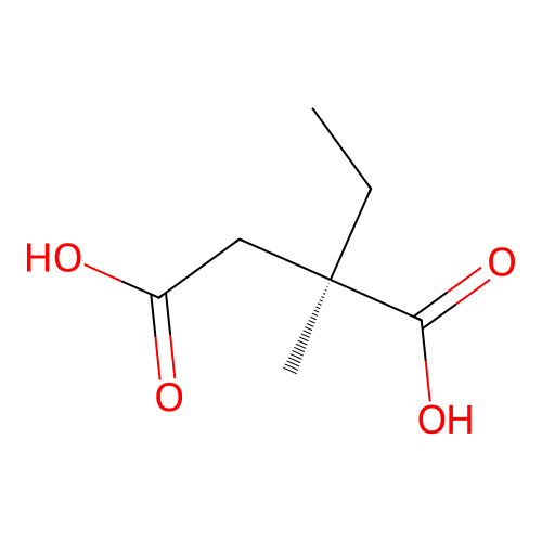 (R)-2-Ethyl-2-methylsuccinic acid structure