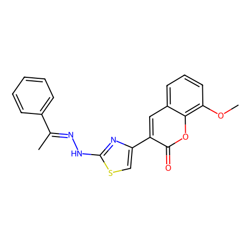 C21H17N3O3S structure