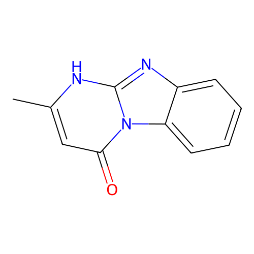 2-methylpyrimido[1,2-a]benzimidazol-4(1H)-one structure