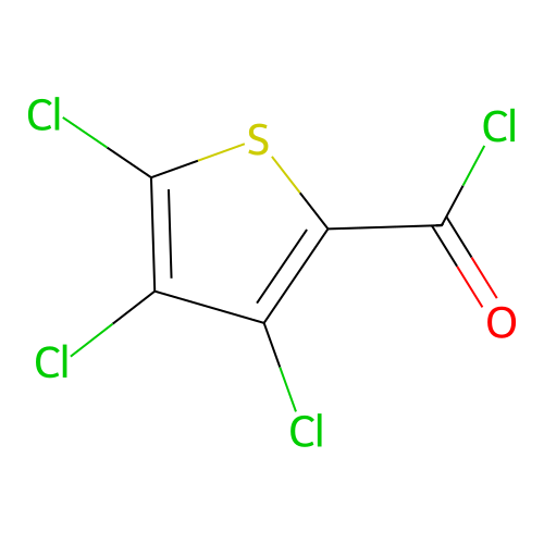 3,4,5-Trichlorothiophene-2-carbonyl chloride structure