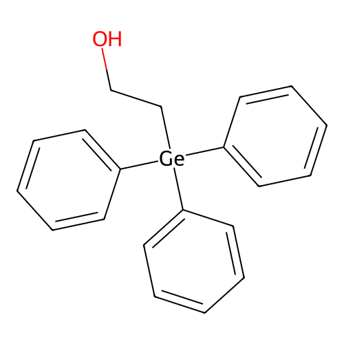 2-(Triphenylgermyl)-1-ethanol structure