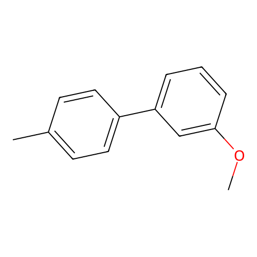 3-Methoxy-4'-methyl-1,1'-biphenyl structure