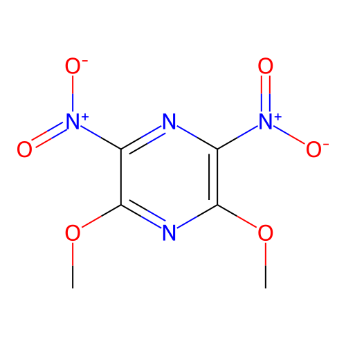 2,6-Dimethoxy-3,5-dinitropyrazine structure