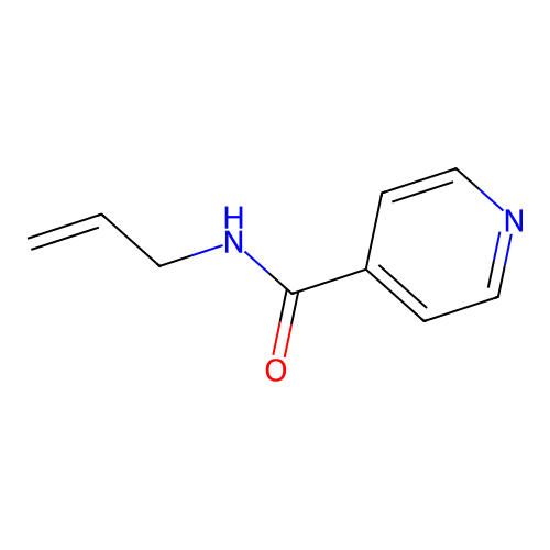 N-allylisonicotinamide structure