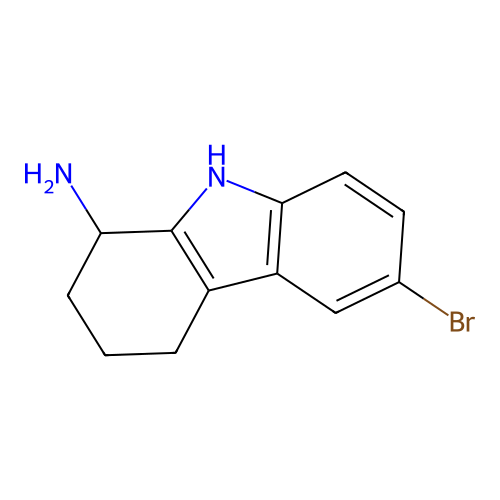 6-溴-2,3,4,9-四氢-1H-咔唑-1-胺 structure