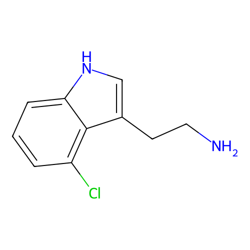 1H-Indole-3-ethanamine, 4-chloro- structure