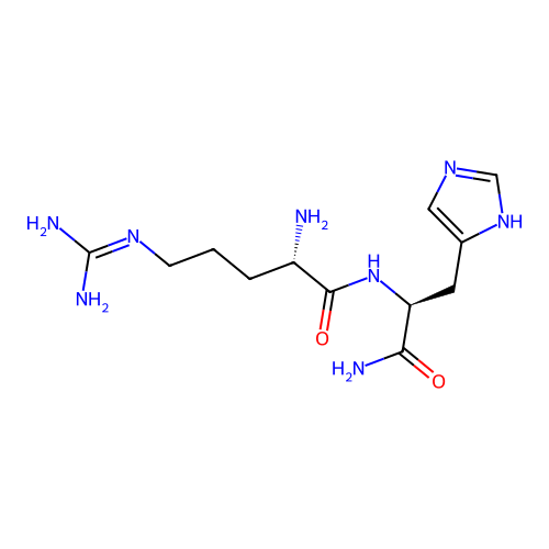 H-Arg-His-NH2 structure