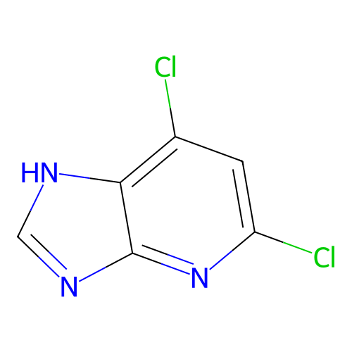 5,7-dichloro-1H-imidazo[4,5-b]pyridine structure
