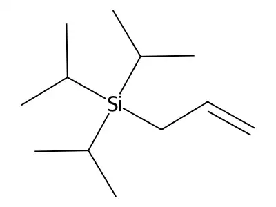 Allyltriisopropylsilane structure