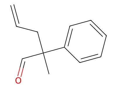 2-Methyl-2-phenylpent-4-enal structure