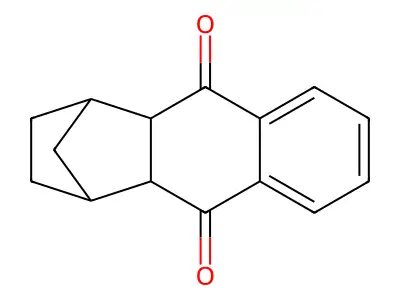1,4-Methanoanthracene-9,10-dione, 1,2,3,4,4a,9a-hexahydro- structure