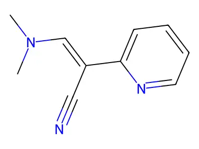 3-(Dimethylamino)-2-(2-pyridinyl)acrylonitrile structure
