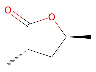 (3S,5S)-3,5-dimethyloxolan-2-one structure