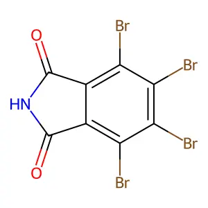3,4,5,6-四溴邻苯二甲酰亚胺 structure