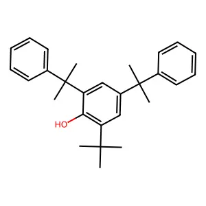 2,4-Bis(dimethylbenzyl)-6-t-butylphenol structure
