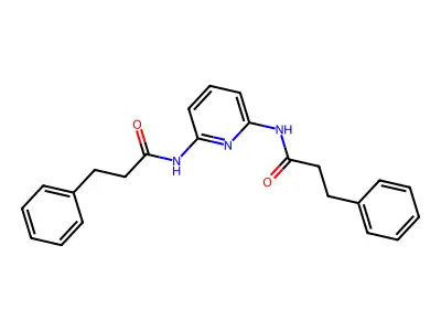 N,N'-2,6-Pyridinediylbis[benzenepropanamide] structure