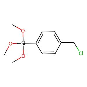 4-(Chloromethyl)phenyltrimethoxysilane structure