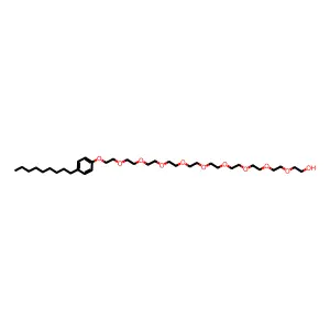 3,6,9,12,15,18,21,24,27-Nonaoxanonacosan-1-ol, 29-(4-nonylphenoxy)- structure