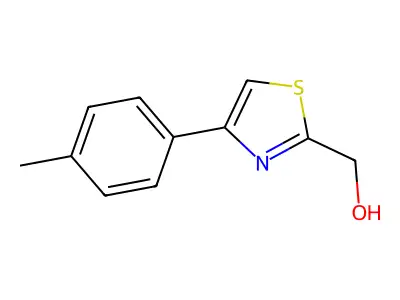 (4-p-Tolylthiazol-2-yl)methanol structure